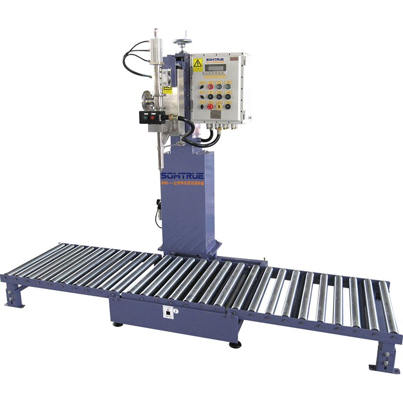 200L chim Semi-Automatic Tshiab Zog Ua Kua Filling Tshuab
